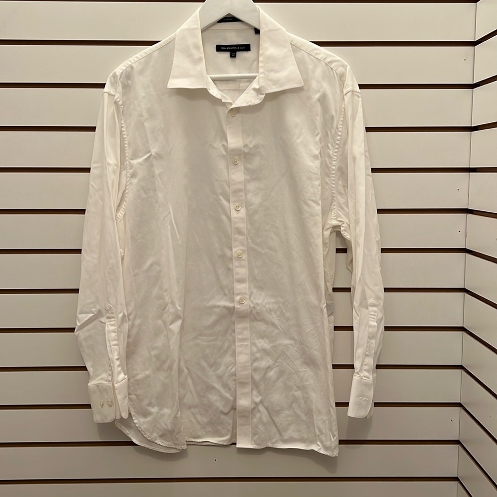 John Varvatos Crisp White Dress Shirt